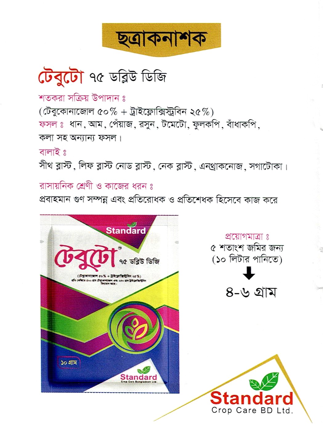 টেবুটো ৭৫ ডব্লিউ ডিজি